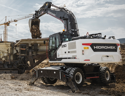 ბორბლიანი ექსკავატორი